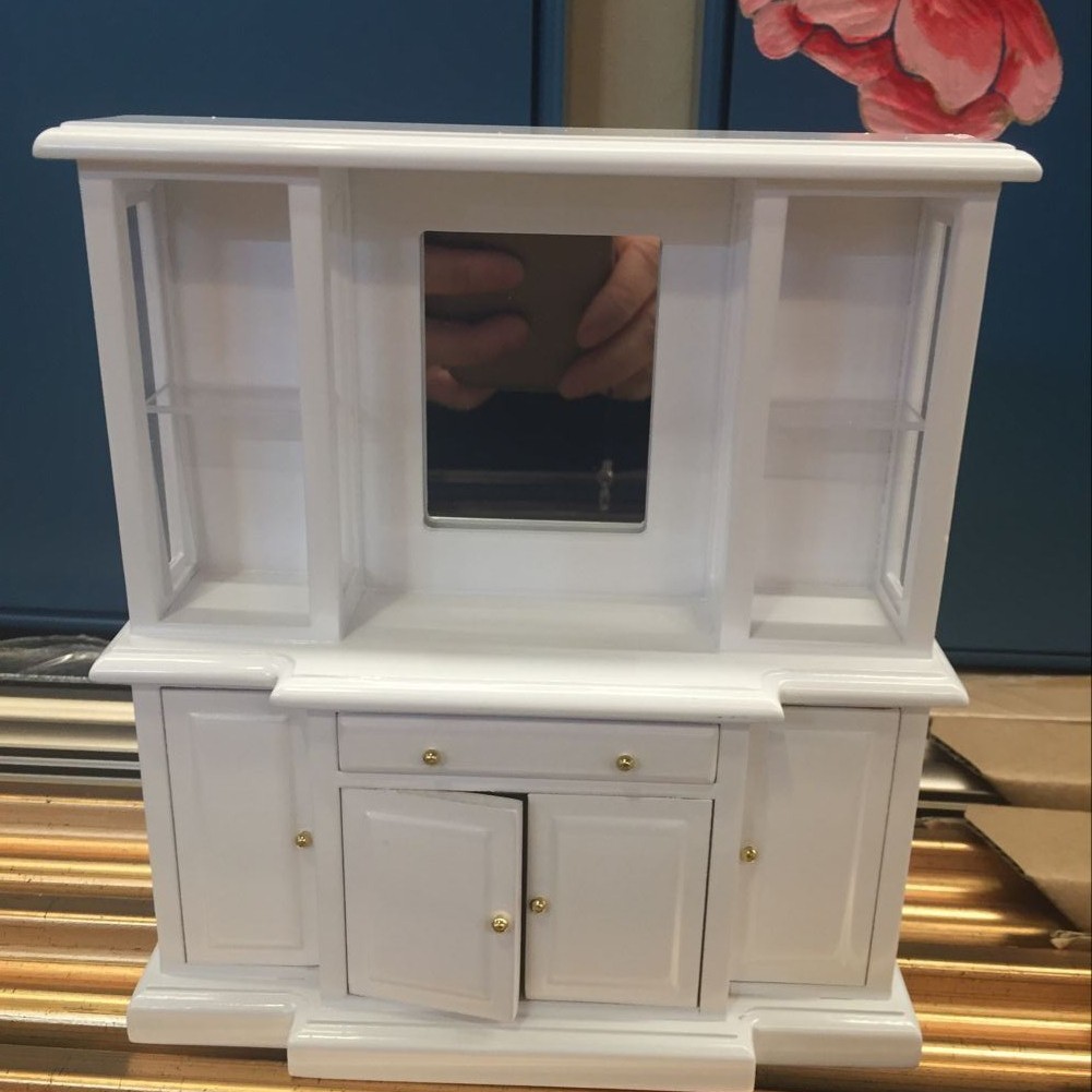 dollhouse  miniatures΢��ʳ��diyģ�ͷ����������ľ�Ƴ���ƹ�