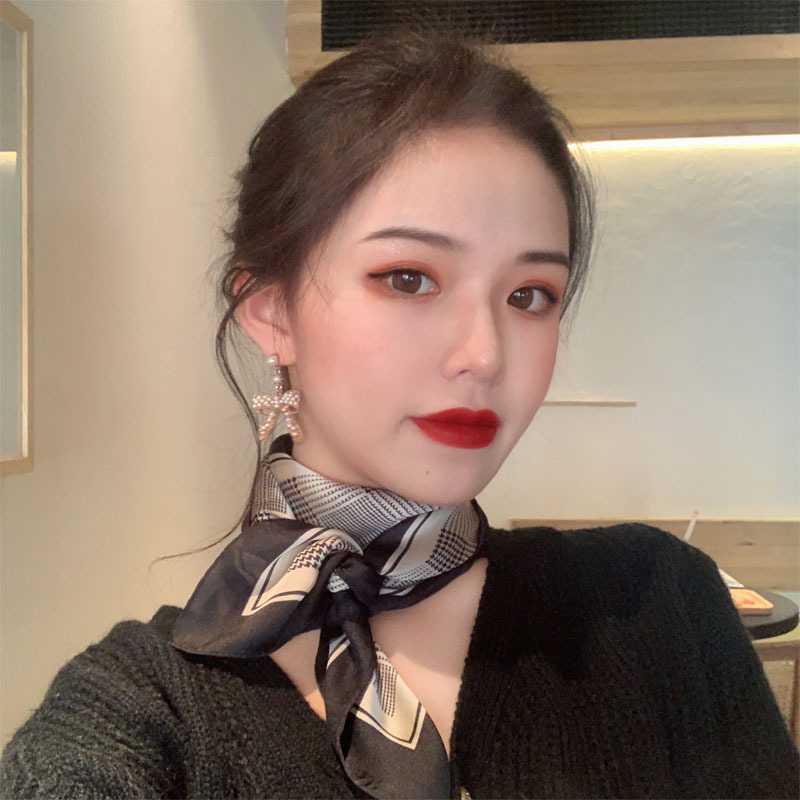 智贝主图_3丝巾小方巾那女长条领巾百搭春秋薄款围巾长款发带