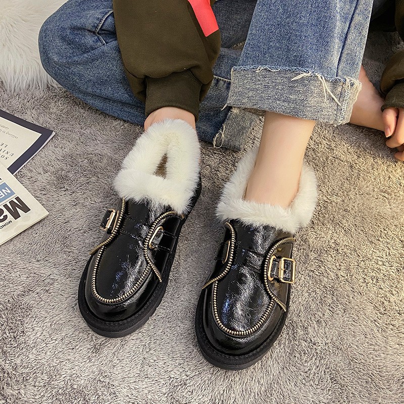 Motorcycle snow boots for women 2025 winter new Korean style…