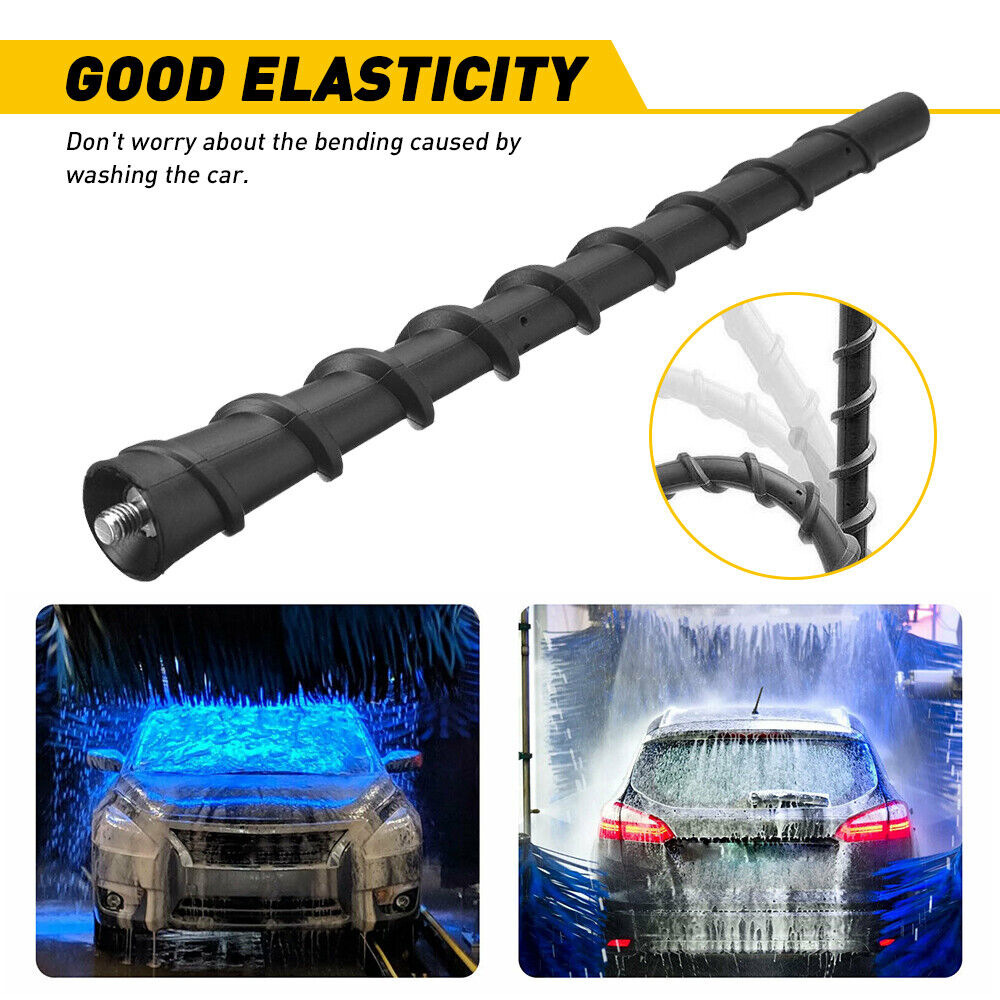 7inch Universal Short Antenna Suitable for Jeep Ford F150 Signal Reception Antenna Threaded Modified Antenna