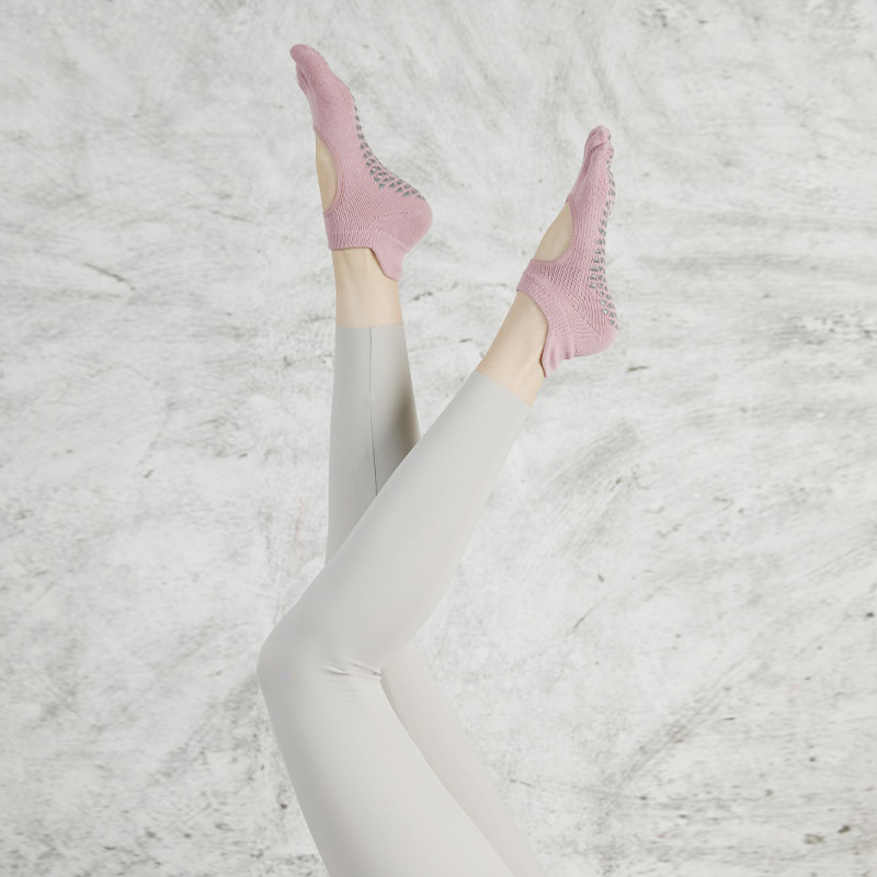 Calcetines de yoga de verano, calcetines antideslizantes con dedos divididos, calcetines de Pilates, calcetines de cinco dedos, calcetines deportivos, calcetines profesionales de algodón para mujer