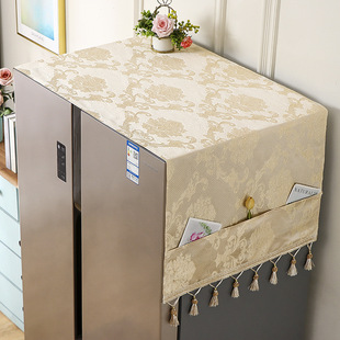 Wholesale Refrigerator Cover Dust Cover Double Door Cover Single Door Top Cloth Protective Cover Dust Cloth Cover Internet Celebrity Protection