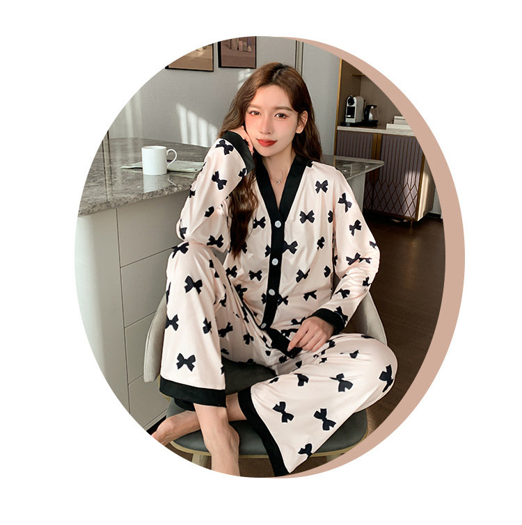 满花睡衣套装_13