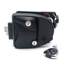 新品汽车RV房车驾驶门锁刷卡指纹遥控改装电子锁 智能电子全金属