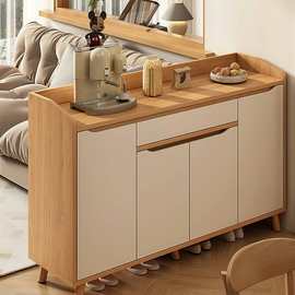 实木芯鞋柜家用门口入户玄关收纳柜一体靠墙新款2025爆款储物鞋架