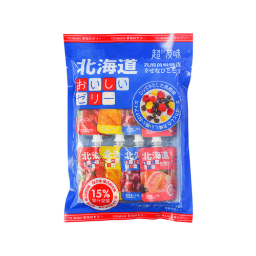 Hong Kong Super Friendly Flavored Jelly, Hakodate Yogurt Sucking Jelly 480g, Popular Summer Children Jelly Snacks Wholesale