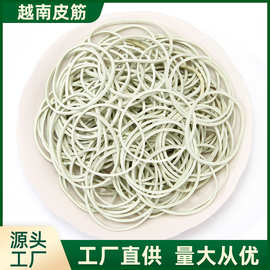 越南天然橡胶一次性橡皮筋常规尺寸白色橡胶圈耐拉不易断橡胶皮筋