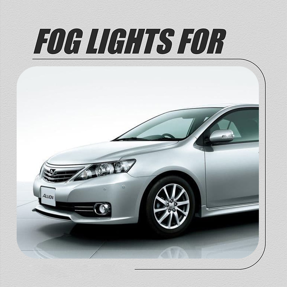 Aplicable a TOYOTA 10 - 16 ALLION conjunto de lámpara de niebla delantera halógeno lámpara diurna lámpara de barra de lámpara anti-niebla conjunto