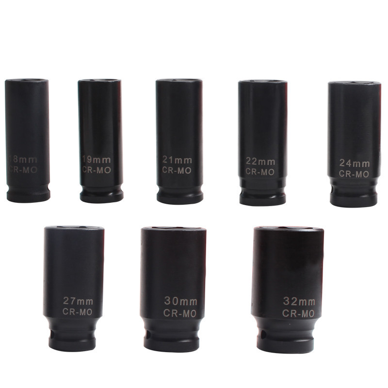 12.5mm 1/2寸加长气动小风炮套筒电动扳手套筒头重型六角大飞套筒