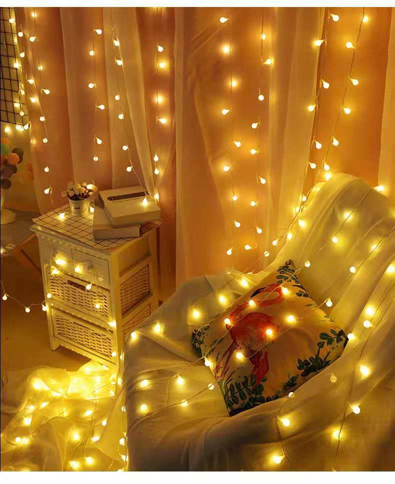 Illuminazione natalizia Luce solare a LED a forma di stella Luce d'atmosfera Luce da campeggio Tipo C Luce a stringa di ricarica Rete da celebrità Lanterna decorativa Luce da tenda_voghion.com