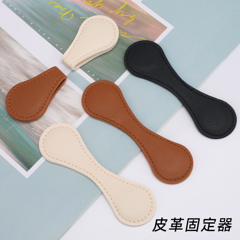 Pants hem fixing tool, no nails, no sewing required, magnetic buckle for shortening long pants cuffs, leather fixing magnetic clasp