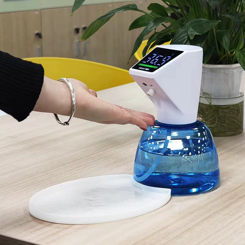 K11 + Новый бесконтактный интеллектуальный инфракрасный датчик температуры и дезинфекции интегрированный детектор температуры дозатор мыла стерилизатор