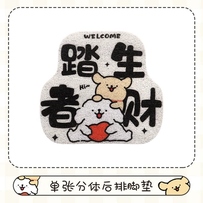 Cute cartoon car floor mats, Universal Foot Pad - back-seat-foot-mat-foot-mat-for-prosperity1