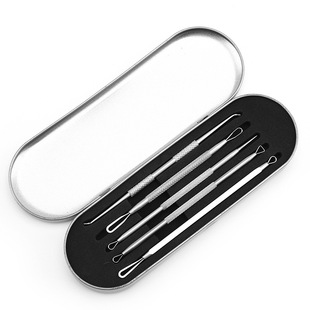 Factory wholesale beauty tool set stainless steel acne needle double acne acne acne acne needle blackhead pick acne