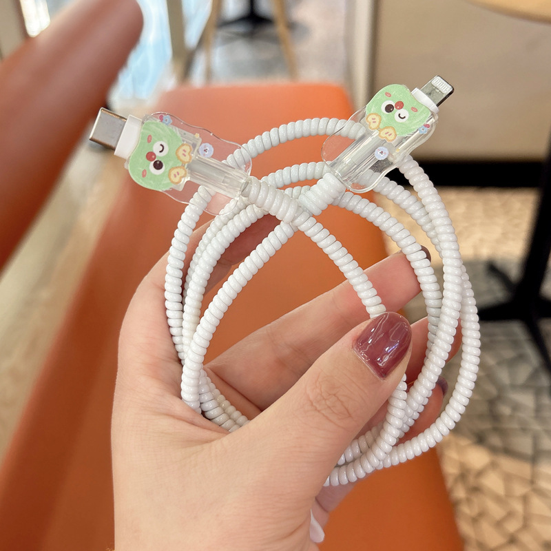 Nuevo lindo cartoon cable de datos para Apple 20W cable de carga iPhone15 / 13 caso