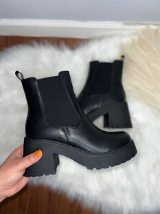 C 13571 Soft Leather Sweet Cool Boots ����L��ѥ �羳�W����