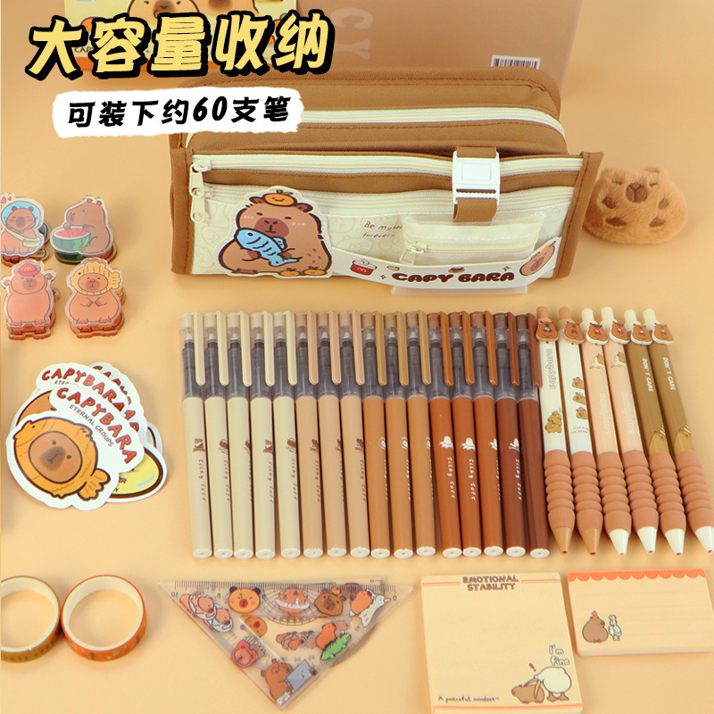 High quality cartoon pencil case, capacious school pen for students 3