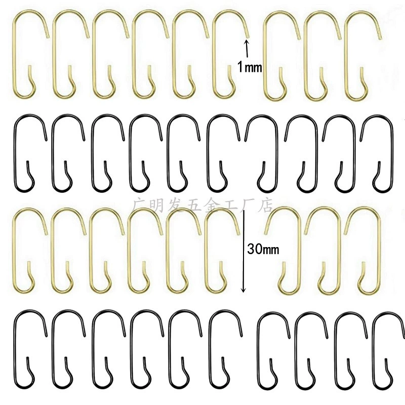 Cross Border в наличии Крючок для рождественской елки Рождественские украшения Маленький крючок в форме крючка Длина 30 мм40 мм Цветочный крючок s Hook
