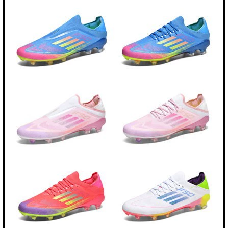 Кроссовки для футбола F50 с низким верхом для мужчин и женщин, длинные шипы, для игры на траве, тренировочные, оптом, для чемпионата мира
