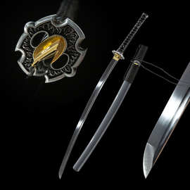 外贸批发龙泉手工弹簧钢日本刀战术武士东洋长刀礼品katana未开刃