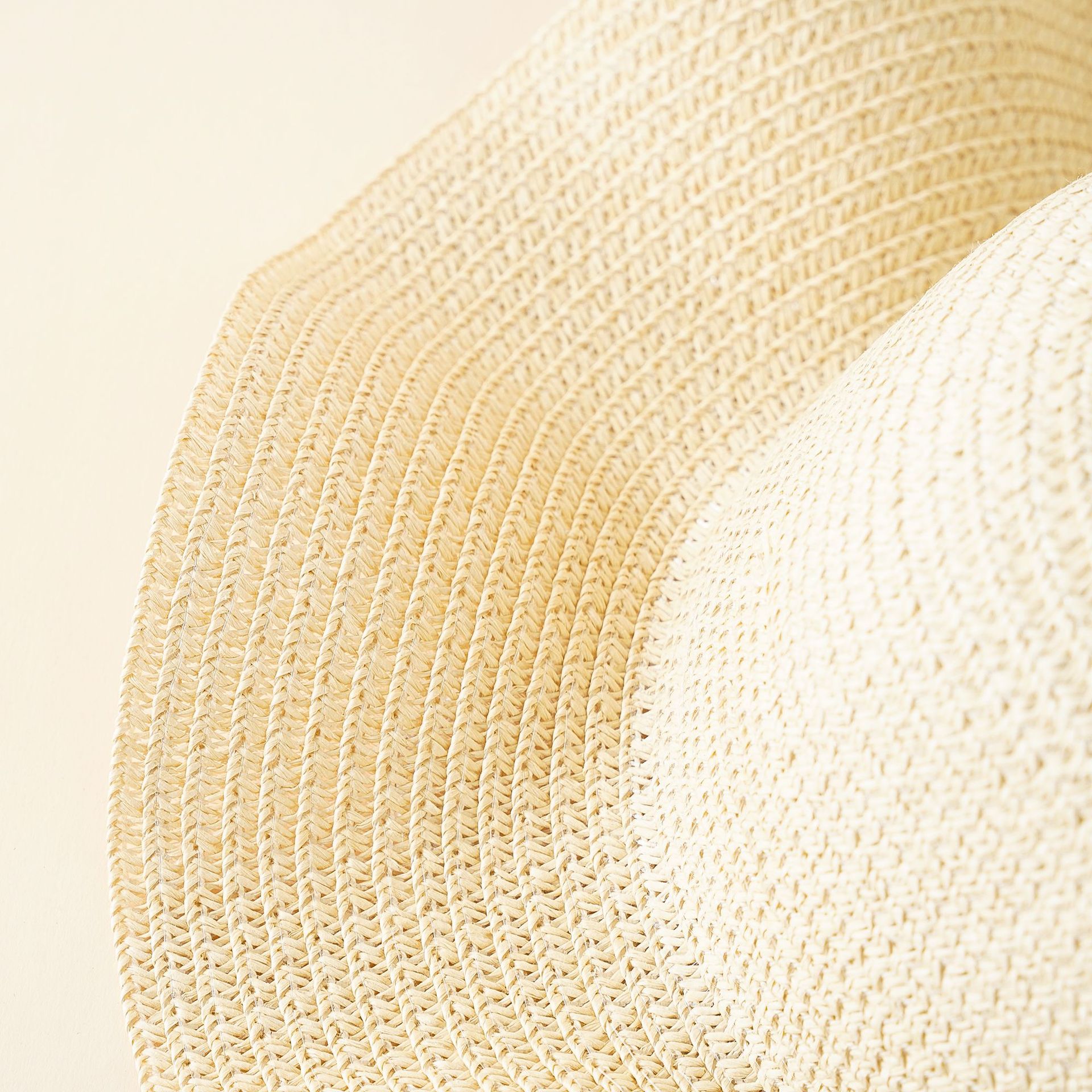 Sombrero de paja a prueba de sol de verano estilo coreano para mujer plegable a prueba de sol viaje ondulado playa sombrero a prueba de sol image 6