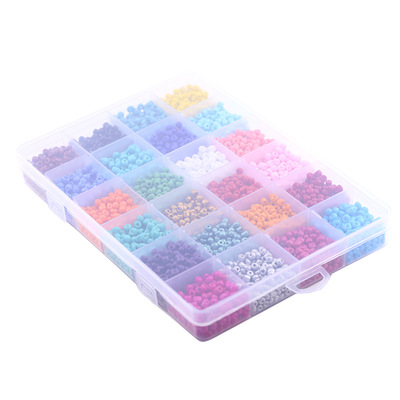 亚马逊热销款4mm米珠混色装手链项链串珠DIY饰品配件珠宝制作厂家