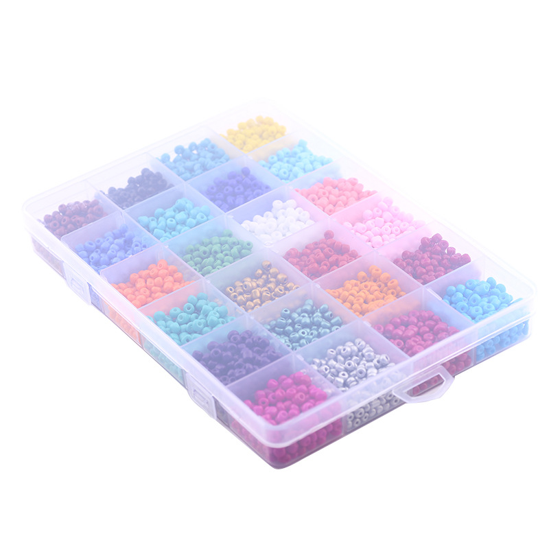 亚马逊热销款4mm米珠混色装手链项链串珠DIY饰品配件珠宝制作厂家