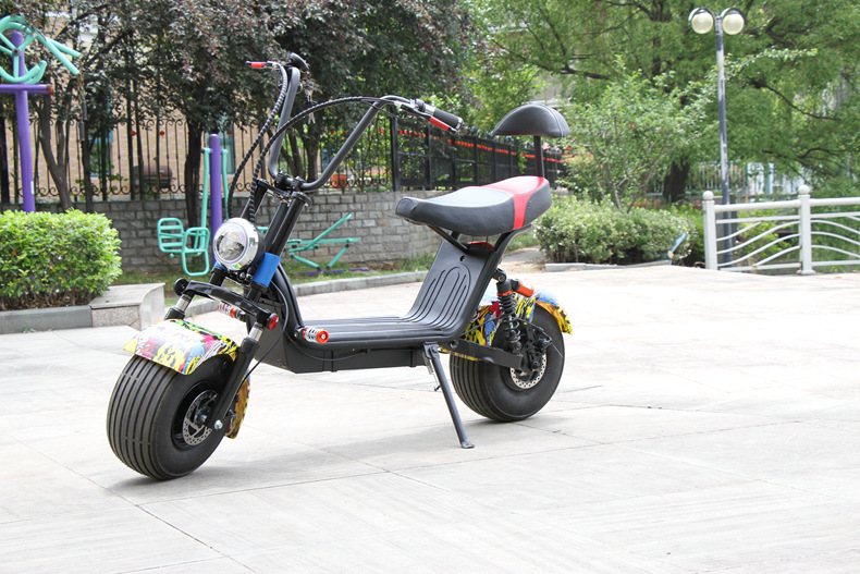 Harley-Style Electric Scooter, Small Harley-Style Electric Scooter, 48V Harley-Style Scooter, Citycoco Harley