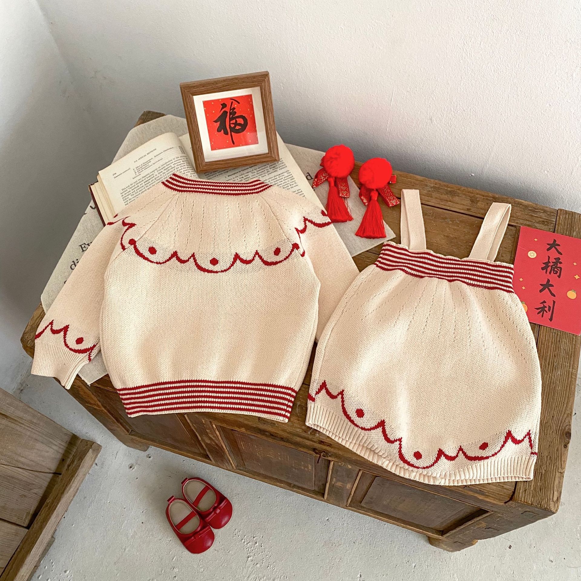 Basic Stripe Cotton Baby Clothing Sets display picture 6
