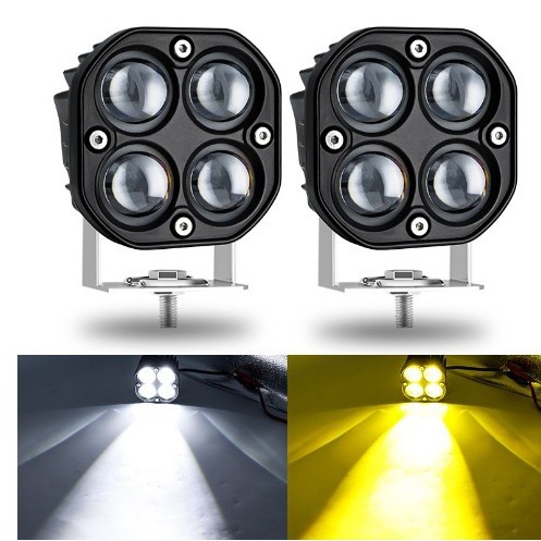 22W Hot Hot Hot Auto Foil Motorcycle LED Spotlight Spotlight Auto eléctrico Spotlight auxiliar externa