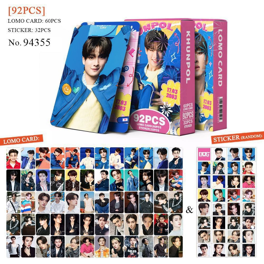 Набор 92 карточки с фото, BTS BPSKTWICE, двусторонние LOMO-карточки, фабричная печать