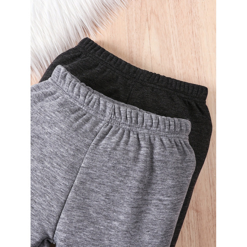 Z 69740 Girls Fleece Lined Leggings Girls 'suede leggings New European and American style