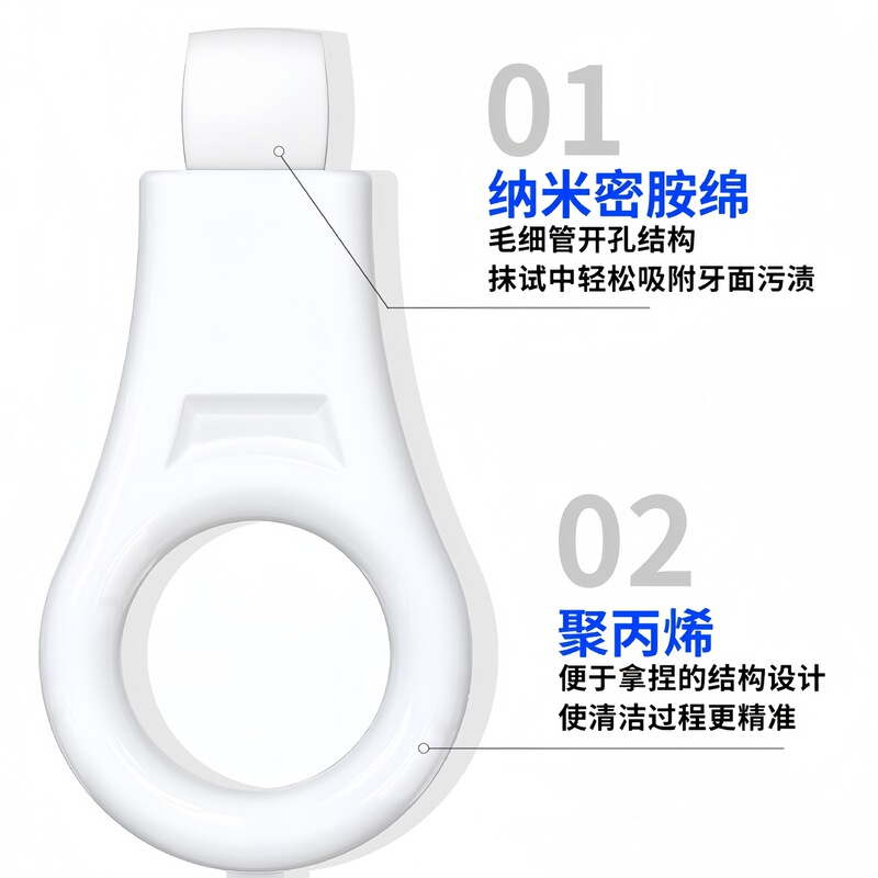 洁牙擦便携成人去牙垢黄牙渍牙菌斑净神器亮白牙齿去污海绵擦批发|undefined