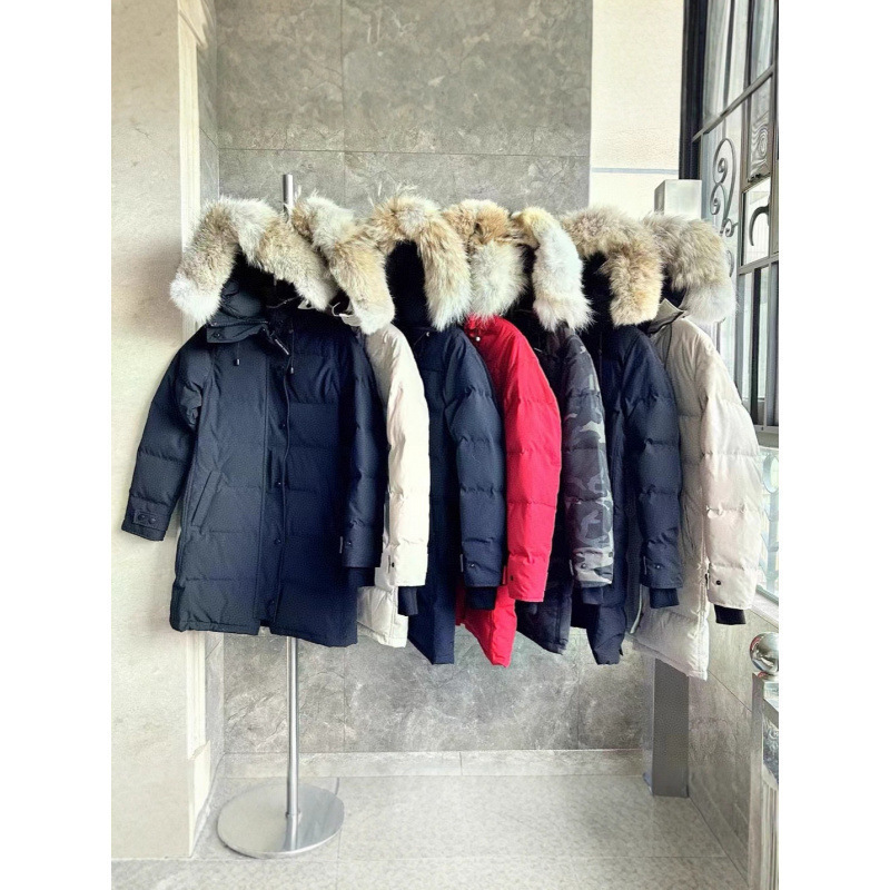 Winter Big Goose down Jacket 3802L High-End Jacket Women's 15 Mid-Length Parka Canadian Same Style Winter Big Goose down Jacket 3802L High-End Jacket Women's 15 Mid-Length Parka Canadian Same Style