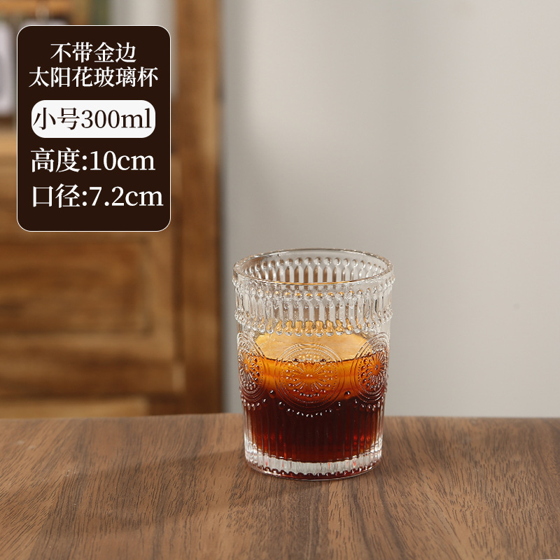 Vaso de Agua de Vidrio Little Bear Mark, Vaso de Vidrio Resistente al Calor para el Hogar, Vaso con Asa Martillada, Vaso para Desayuno, Impresión de Logotipo