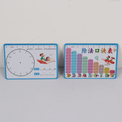 Learning Clock for the 99 Multiplication and Division Table: Elementary School Math Grade 2 99 Times and Division Time Cards