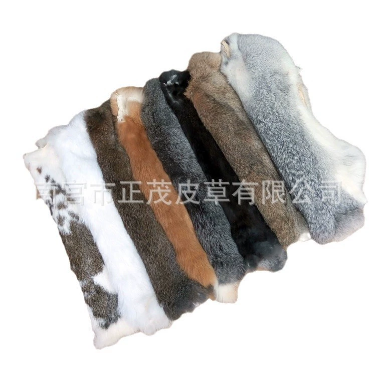 Factory spot supply Rabbit Portrait Rabbit Fur Fur Furities Zhangzi Decoration Handmade Grass Rabbit Basin
