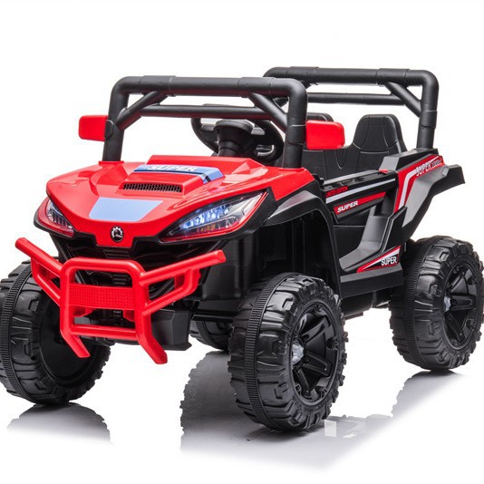 Coche eléctrico para niños coche de control remoto de cuatro ruedas coche de juguete para bebés puede sentarse bebé 2-drive 4-drive swing cochecito