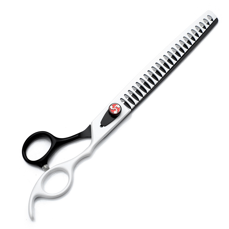8寸黑白色鱼骨剪