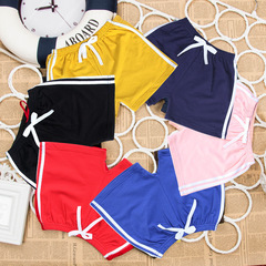 Summer Children's Heat Shorts Baby Outer Wearing Shorts for Boys and Girls Five-Piece Shorts for Young Children Cotton A-Grade Beach Shorts