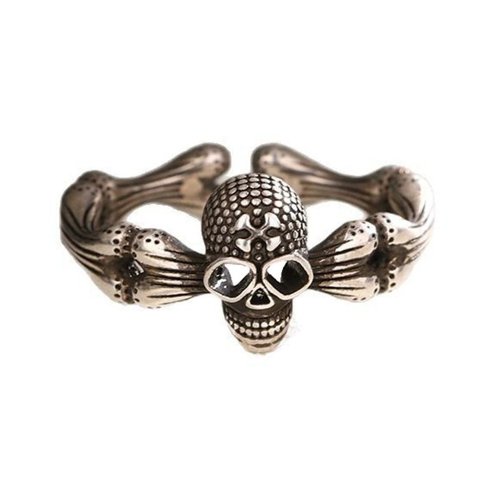 Эй-выбор Skull, скелетон, дизайн кольца, на указательном пальце, тренд сезона