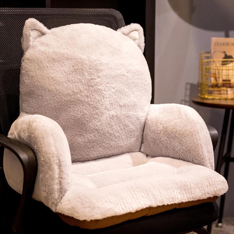 Office Long-Sitting Chair Cushion Seat Lumbar Support Cushion Maternity Integrated Seat Cushion Dormitory Backrest Artifact