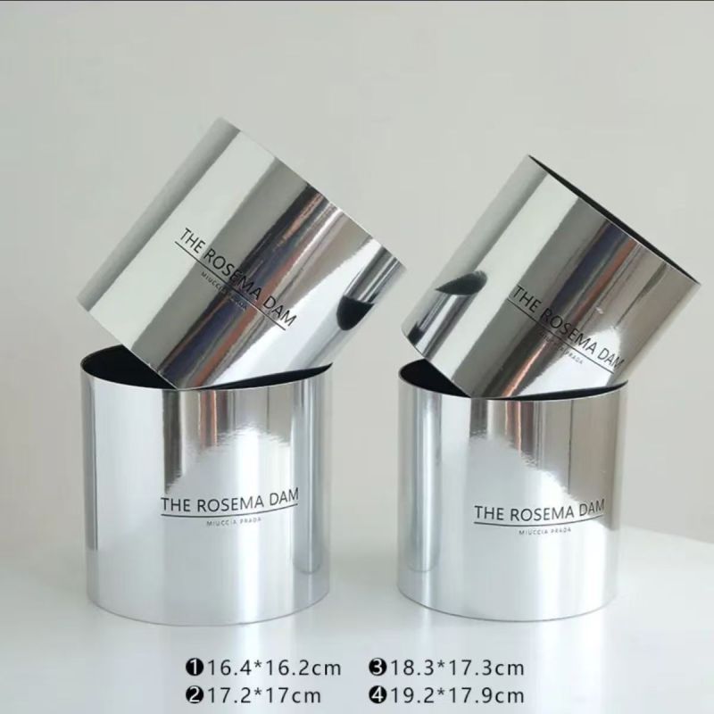 Cubo de abrazos de Año Nuevo, cubo de la fortuna redondo, cubo para arreglos florales, cubo de la prosperidad, flores de Año Nuevo, kit de material para flores artificiales, cubo de la fortuna vacío, venta al por mayor.