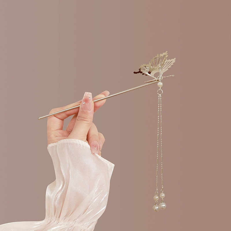 Hairpin Hanfu заколка для волос, орхидея цветочный декоративный аксессуар для волос, простая элегантная китайская стиль