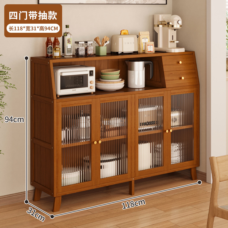 Gabinete de comedor de cocina sala de estar contra la pared armario todo en uno armario armario de piso armario de almacenamiento de café armario de té armario de almacenamiento