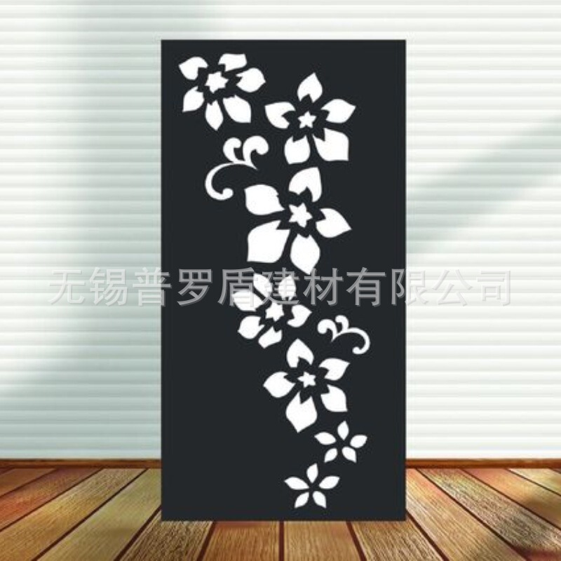 Courtyard Art Background Wall Cnc Cut Fence Villa Gate School Garden Cut Out Iron Privacy Guardrail