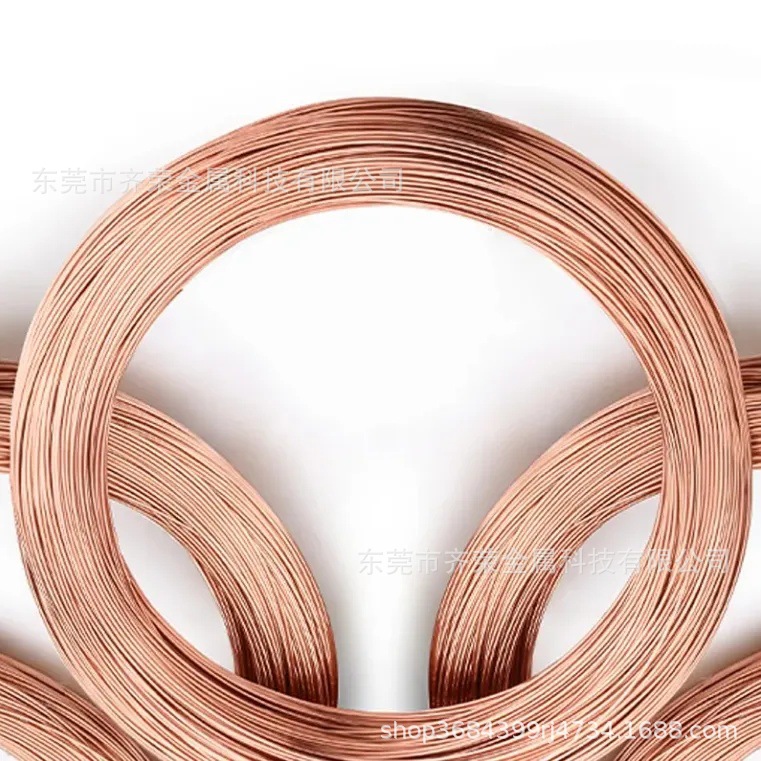alambre de cobre, alambre de cobre, bobina de cobre, alambre de cobre rojo, alambre de cobre conductor, artesanía hecha a mano, alambre de cobre plano recto DIY