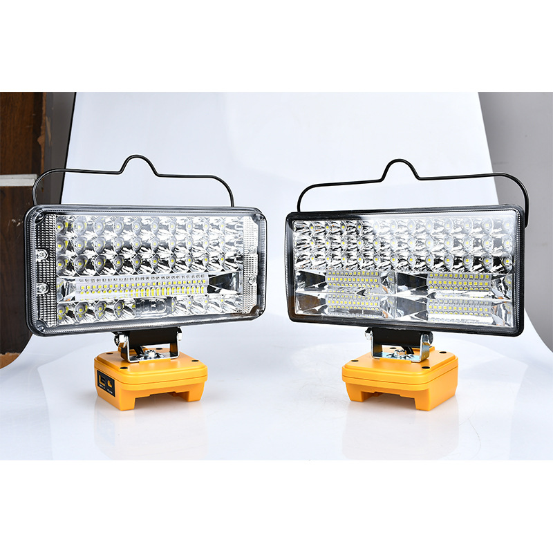 适用得伟Dewalt米沃奇Milwaukee USB Type -C快充工作灯LED提手18