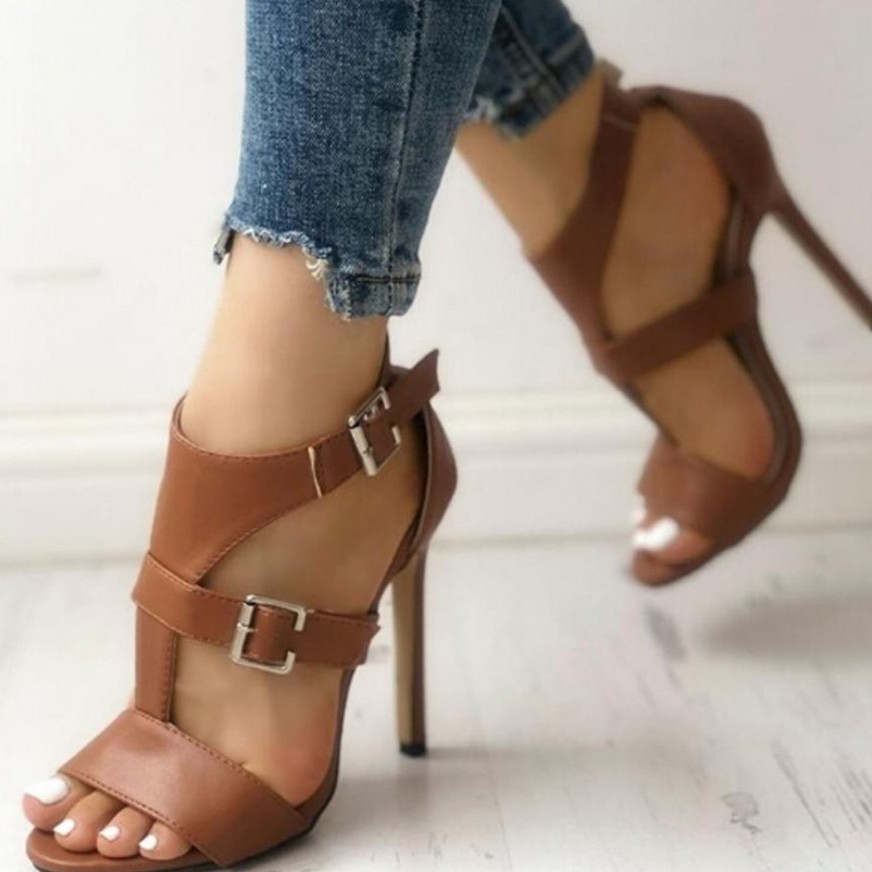Jedi Spot Export Large Size Women's Shoes 2020 Spring and Summer New Trade 43 Large Size Wish Women's Stiletto Sandals