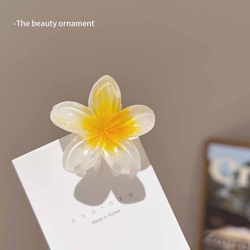 4cmの甘美な少女の卵の花のヘアピンの女性の休暇の風の側の前髪の小さいサメは写真を撮って髪を挟みます。|undefined